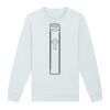 Sweat-shirt unisexe a col rond premium BIO Vignette