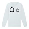Sweat-shirt unisexe a col rond premium BIO Vignette