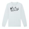 Sweat-shirt unisexe a col rond premium BIO Vignette