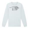 Sweat-shirt unisexe a col rond premium BIO Vignette