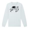 Sweat-shirt unisexe a col rond premium BIO Vignette