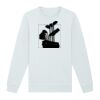 Sweat-shirt unisexe a col rond premium BIO Vignette