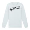 Sweat-shirt unisexe a col rond premium BIO Vignette