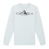 Sweat-shirt unisexe a col rond premium BIO Vignette