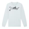 Sweat-shirt unisexe a col rond premium BIO Vignette