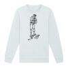 Sweat-shirt unisexe a col rond premium BIO Vignette