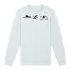 Sweat-shirt unisexe a col rond premium BIO Vignette