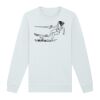 Sweat-shirt unisexe a col rond premium BIO Vignette
