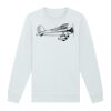 Sweat-shirt unisexe a col rond premium BIO Vignette