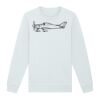 Sweat-shirt unisexe a col rond premium BIO Vignette