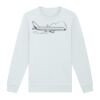 Sweat-shirt unisexe a col rond premium BIO Vignette