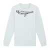 Sweat-shirt unisexe a col rond premium BIO Vignette