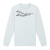 Sweat-shirt unisexe a col rond premium BIO Vignette