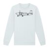 Sweat-shirt unisexe a col rond premium BIO Vignette