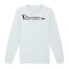 Sweat-shirt unisexe a col rond premium BIO Vignette