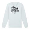 Sweat-shirt unisexe a col rond premium BIO Vignette