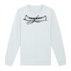 Sweat-shirt unisexe a col rond premium BIO Vignette