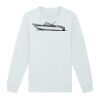 Sweat-shirt unisexe a col rond premium BIO Vignette
