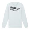 Sweat-shirt unisexe a col rond premium BIO Vignette