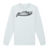 Sweat-shirt unisexe a col rond premium BIO Vignette