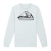 Sweat-shirt unisexe a col rond premium BIO Vignette
