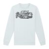 Sweat-shirt unisexe a col rond premium BIO Vignette