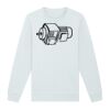 Sweat-shirt unisexe a col rond premium BIO Vignette