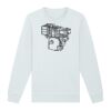 Sweat-shirt unisexe a col rond premium BIO Vignette
