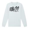 Sweat-shirt unisexe a col rond premium BIO Vignette