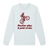 Sweat-shirt unisexe a col rond premium BIO Vignette